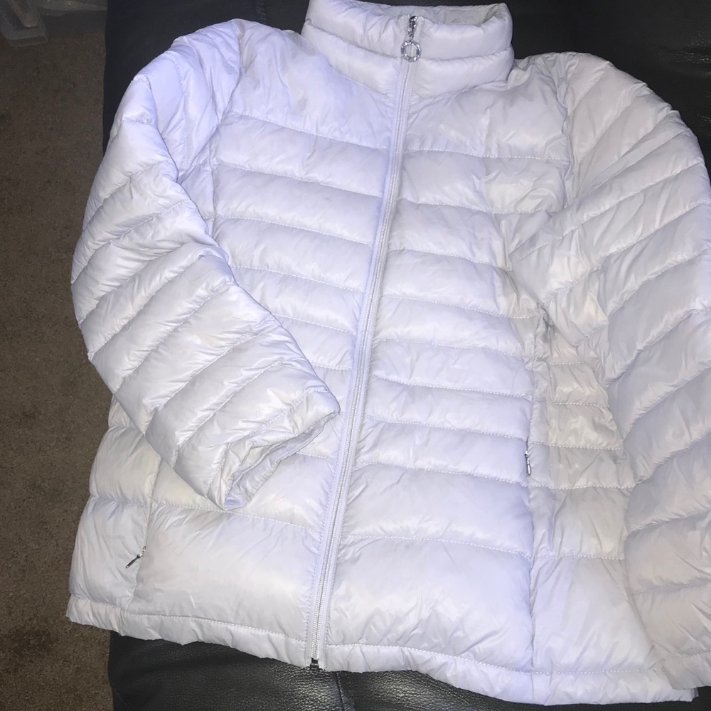 Calvin Klein Puffer Coat, Light Lavender Women’s L